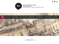 Vingt-quatre.fr agence de communication Dijon - Paris